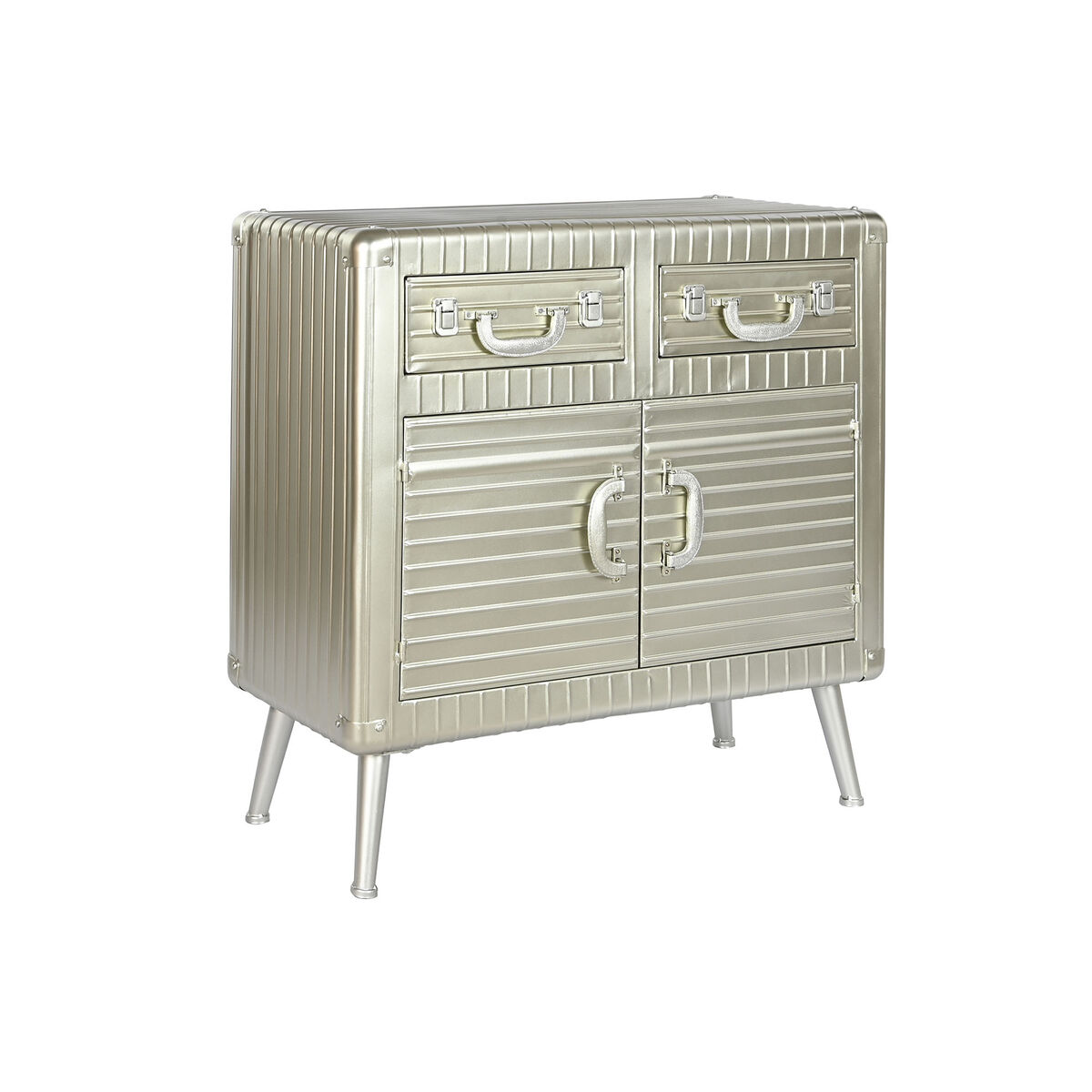 Indauja Home ESPRIT Sidabras Metalinis Medžio MDF 80 x 39 x 82 cm